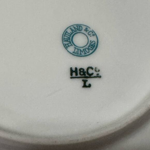 Haviland Co. Limoges 4 Scalloped Ruffled Ceramic Parisian Style Dishes 1880s - Picture 7 of 11